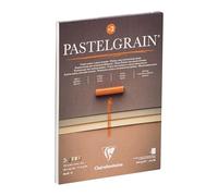 Clairefontaine Bloc collé PastelGrain n°2 976060C – 12 f. 18x24 cm 360 g – pour pastels secs
