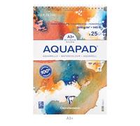 Clairefontaine Bloc spiralé Aquapad A3+ 25F 300g