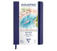 Clairefontaine 976111C Carnet rigide Aquapad 14x21 cm 24 Feuilles 300g