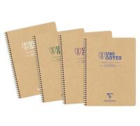Clairefontaine 9852Cpack Uninotes Lot 5 Cahiers à Spirale perforés - A4