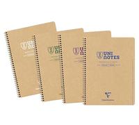 Clairefontaine 9863Cpack Uninotes Lot 5 Cahiers à Spirale perforés - A4