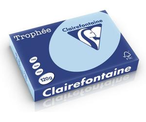 Clairefontaine Bleu 120 g/m² A4 Papier de couleur (250 feuilles) Papier de couleur
