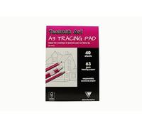 CLAIREFONTAINE Bloc 50 Feuilles Papier Calque Supérieur Velouté A3 70g