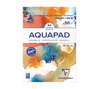 CLAIREFONTAINE Bloc collé Aquapad A4 50F 300g