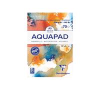 Clairefontaine Bloc collé Goldline Aquapad A5 300 g Blanc E