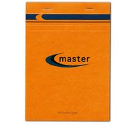Clairefontaine Bloc Master Orange Agrafes 100f 70g 21x29,7 Q.5x5