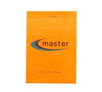 Clairefontaine Bloc Master Orange Agrafes 100f 70g 7,4x10,5 Q.5x5
