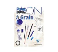 Bloc - A6 - Multi techniques - A grain - 15 feuilles - 250g - Clairefontaine - Paint On