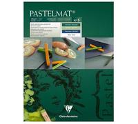 Clairefontaine Bloc Pastelmat n°5 12F 30 x 40 cm - Papier pour pastel sec (Blanc)