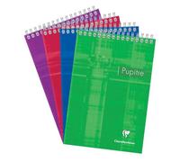 Clairefontaine Bloc pupitre 8662C à spirale A5 14,5x21cm 160 p détachables petits carreaux 90g