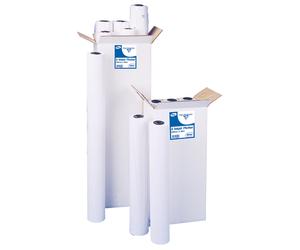 Clairefontaine Bobine de papier non couché pour traceur jet d'encre couleur - Format 50 m x 914 mm, 80 g/m² - Mandrin de 5 cm - Lot de 6 rouleaux