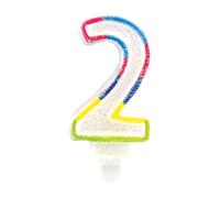 CLAIREFONTAINE Bougie chiffre, 2