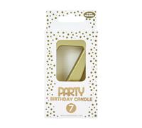 Clairefontaine Bougie or chiffre 7