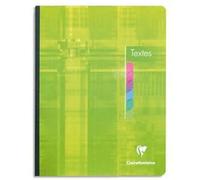 Clairefontaine Cahier De Texte Spiralé 144 Pages Seyès 17x22. Couverture Carte