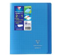 Clairefontaine Cahier Kover Book Piqure Avec Rabats 170 X 220 - 96 Pages - 90 G - Bleu