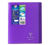 Clairefontaine Cahier Kover Book Piqure Avec Rabats 170 X 220 - 96 Pages - 90 G - Violet