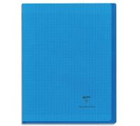 CLAIREFONTAINE Cahier Koverbook piqûre 96 pages grands carreaux Seyès petit format 17x22. Couv polypro.