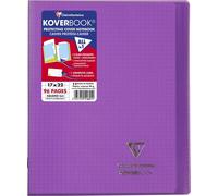 Clairefontaine Cahier Koverbook PP 17x22 48Fl ka trans