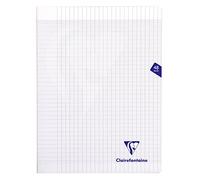 Cahier - 24x32(Cm) - Grands Carreaux - 48 Pages - Couverture En Polypro - Sans Spirale - Clairefontaine - Mimesys