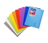 Clairefontaine Cahier Koverbook 24x32 cm 96 p. petits carreaux marge – Couverture polypro aléatoire