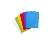 Clairefontaine 303381C Un Cahier Agrafé assorti 24x32 140p Grands Carreaux