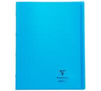 Clairefontaine Cahier Protège-Cahier Koverbook Piqué Polypro A4 160 P Q 5x5 Coloris Aléatoire