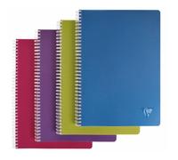 Clairefontaine - Cahier reliure intégrale A4 180 pages séyès 90 g/m² assortiment INTENSIVE