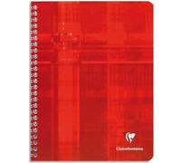 CLAIREFONTAINE Cahier reliure spirale grand format 21x29,7cm 148 pages grands carreaux Seyès papier 90g.