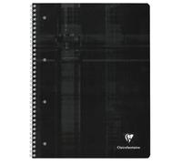 Clairefontaine Cahier spiralé 68252C DIN A4 quadrillé 80 p. trié par couleur, marge int./ext.