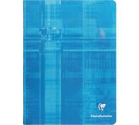 Clairefontaine - Cahiers, Bloc-Notes - Cahier Piqué Bleu 17x22cm 32 Pages Dou...