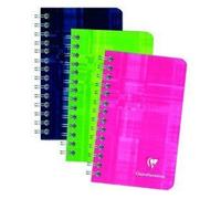 Clairefontaine Carnet spirale 8582C – 7,5x12 cm, 100 p., petits carreaux, papier 90 g