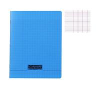 Calligraphe Cahier Couverture Polypro Piqué 17x22 cm 96 pages Séyès 90 g Bleu