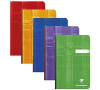 Clairefontaine Carnet reliure brochure 11×17 cm – 192 p. petits carreaux – Papier 90 g