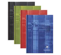 CLAIREFONTAINE Carnet de bord piqûre 40 pages 14,8x21cm. Couverture carte assortie