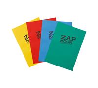 Clairefontaine Carnet encollé Zap Book 3356C 160 feuilles papier 100% recyclé A6 couleur aléatoire