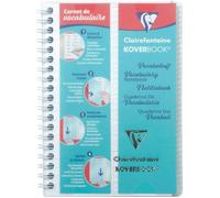 Clairefontaine 141820C Un Carnet de Vocabulaire Koverbook Incolore - 11x17 cm - 100 Pages Lignées avec Marge + 2 Rabats et 4 Languettes Amovibles - Papier Blanc 90 g - Couverture Polypro