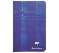 Clairefontaine 63602C Un Carnet Agrafé - 11x17 cm - 96 Pages Petits Carreaux - Papier Blanc 90 g - Couverture Carte Pelliculée Couleur Aléatoire