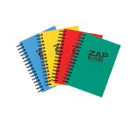 CLAIREFONTAINE Carnet Zap R.I. A5, 160 feuilles, 80 g/m², Assortiment 1