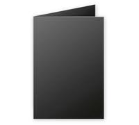 Clairefontaine Carte 210g Pliée 110x155 Noir Pqt 25