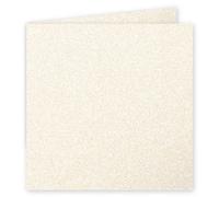 Clairefontaine Carte 210g Pliée 160x160 Ivoire Irisé Pqt 25