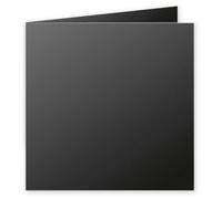 Clairefontaine Carte 210g Pliée 160x160 Noir Pqt 25