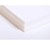 Clairefontaine Carton plume 5 feuilles 70 x 100 cm épaisseur 5 mm coloris blanc