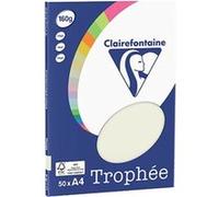 Clairefontaine Chamois A4 Papier couleur 160 g/m² (50 feuilles) Vert pin