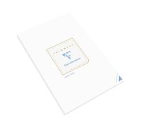 Clairefontaine 6124C - Bloc de Correspondance Triomphe 50 Feuilles Lignées Blanches A5-14,8x21 cm - 90g/m²