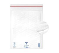 CLAIREFONTAINE Clairefontaine 7350C - Paquet de 10 Pochettes Blanches Matelassées de Film à Bulles 240x330 mm - 90g/m²