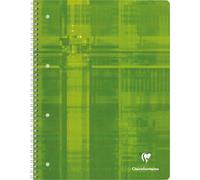 Clairefontaine Cahier spiralé 8256C trié par couleur DIN A4 ligné Nombre de pages: 80
