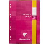 Clairefontaine 400 pages de copies doubles 5x5 A4 (210 x 297 mm) Blanc 90g/m²