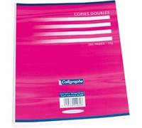 Clairefontaine - Copies Doubles Non Perforees 17x22 Seyes 70g Blanc -paquet De 50 G