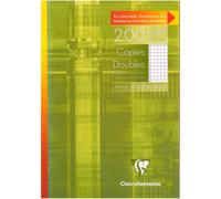 Clairefontaine Copies Doubles Non Perforées S/Étui 21x29,7 200 P Q.5x5