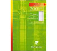 Clairefontaine Copies Doubles Non Perforées S/Étui 21x29,7 200 P Séyès